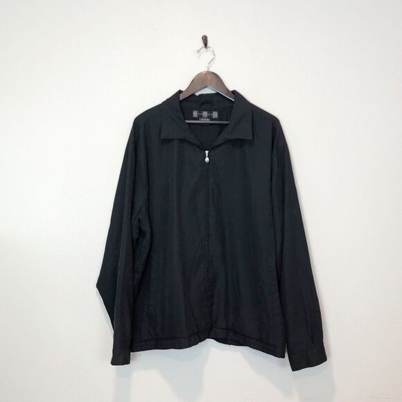 Nike Men’s Golf Zipper Front Lightweight Jacket Black Size XL - Picture 1 of 10